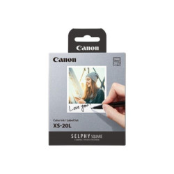 Canon XS-20L Colour blæk + Paper Set for 20 prints