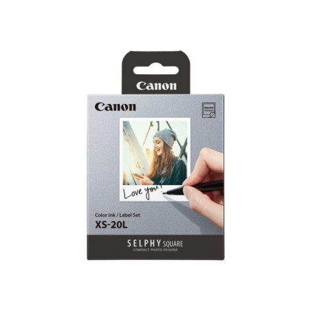 Canon XS-20L Colour blæk + Paper Set for 20 prints
