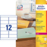 Avery L4772-25 klare Adresse etiketter 12 pr. ark 99.1 x 42.3 25 ark