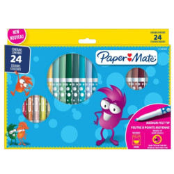 Kids Coloring Felt Tip Pens 24-Wallet