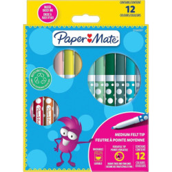 Kids Coloring Felt Tip Pens 12-Wallet