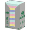 Post-it Recycled mix colors 38x51 100sh (24stk)