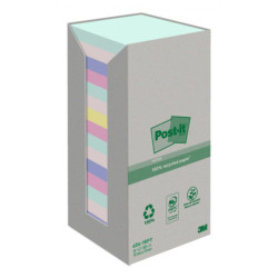 Post-it Recycled mix colors 76x76 100sh (16stk)