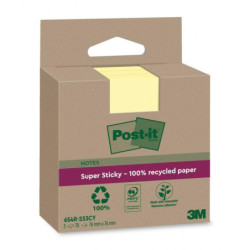 Post-it SS Canary Yellow 76x76 Recycl (3stk)