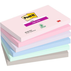 Post-it SS Soulful 76x127 90sh (6stk)