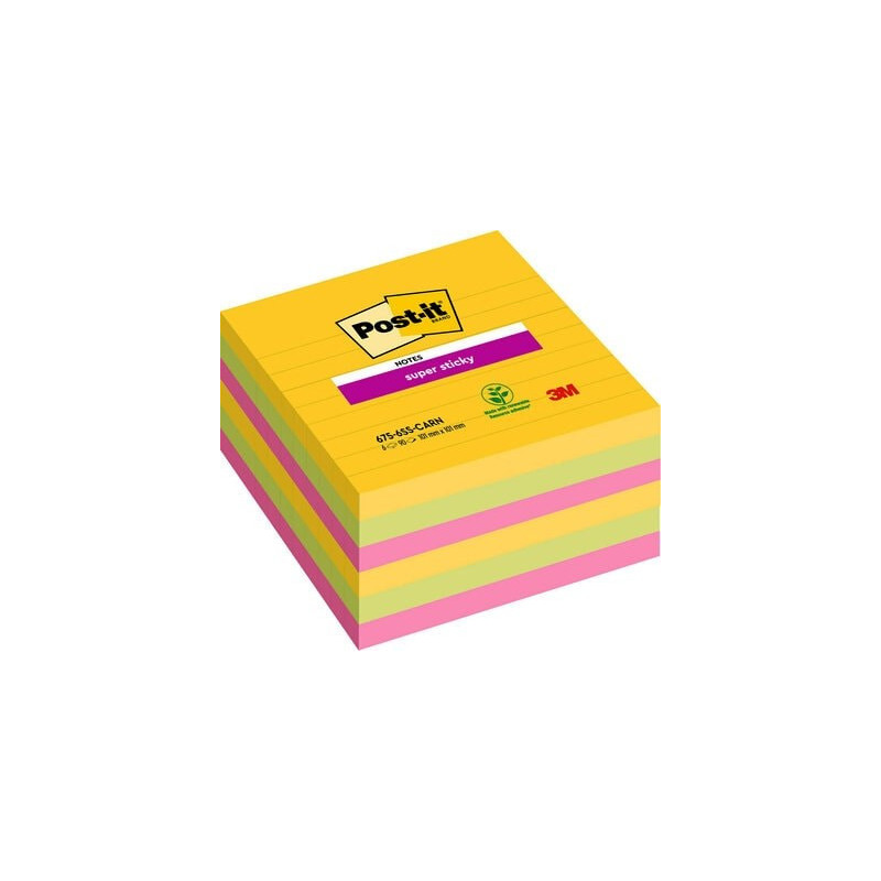 Post-it SS-Notes 101x101 lin. Rio de Janeiro (6stk) Post-it SS-Notes 101x101 lin. Rio de Janeiro (6stk)