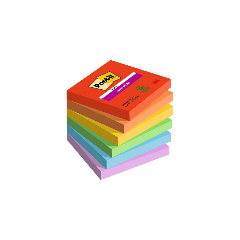 Post-it SS-Notes 76x76 Playful (6stk)