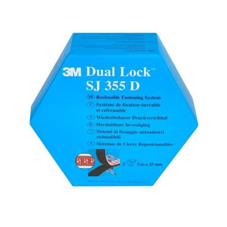 Dual lock SJ355DCF fastener 2x5m