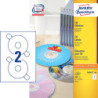 Avery L6043-100 Classic CD etiketter matt 2 pr. ark diameter 117mm 100ark