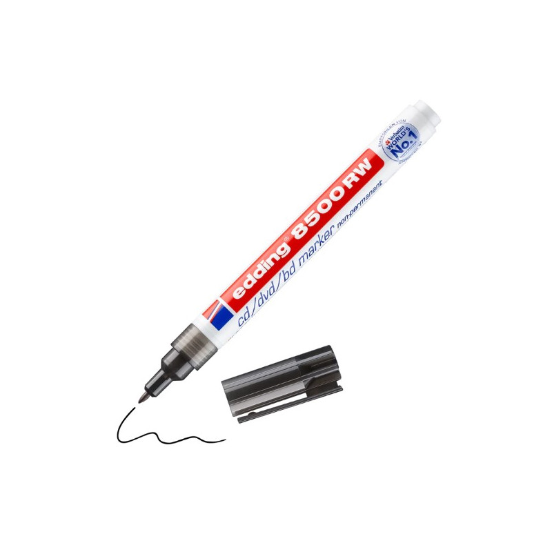 Edding 8500 RW CD-DVD ikke permanent marker