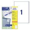 Avery 3418 hvide labels 1 pr.ark