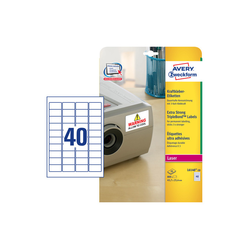 Avery L6140-20 TripleBond