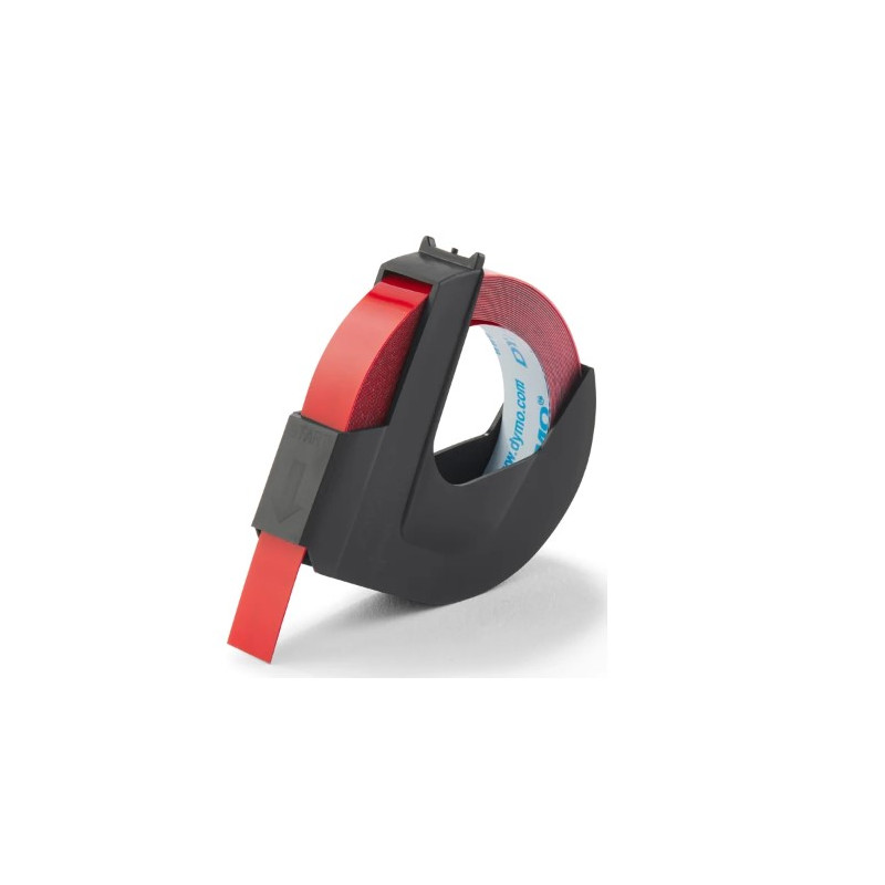 DYMO 3D Prægetape 524702 - S0720220 - S0898150 9mm x 3m Rød ( 1stk.)