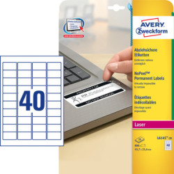 Avery L6145-20 Sikkerheds etiketter