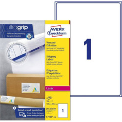 Avery L7167-100 Shipping etiketter til store pakker og paller 1 pr. ark 199.6 x 289.1 100 ark