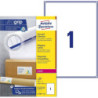 Avery L7167-100 Shipping etiketter til store pakker og paller 1 pr. ark 199.6 x 289.1 100 ark