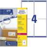Avery L7169-100 Shipping etiketter til pakker 4 pr. ark 99.1 x 139 100 ark