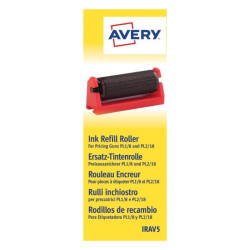 Avery IRAV5 Blæk rulle Sort 5stk. til PL1-8 og PL2-18