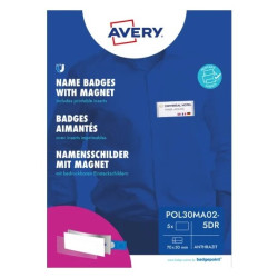 Avery POL30MA02-5DR Medarbejderskilte