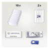 Avery POL20MA66-10DR Medarbejderskilte, Polar® Classic 20 fra Badgepoint®, 68x22mm, m/rustfri stålramme