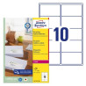 Avery LR7173-100 Etiketter af genbrugspapir med QuickPEEL™ 99,1x57mm 100ark
