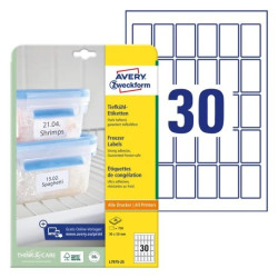 Avery L7975-25 Dybfrostetiketter