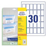 Avery L7975-25 Dybfrostetiketter 30x50mm 25ark