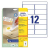 Avery L4743REV-25 Aftagelige universaletiketter 99,1x42,3mm 30ark