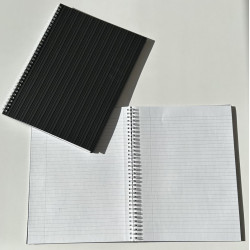Barcode A4 SORT linieret kollegieblok