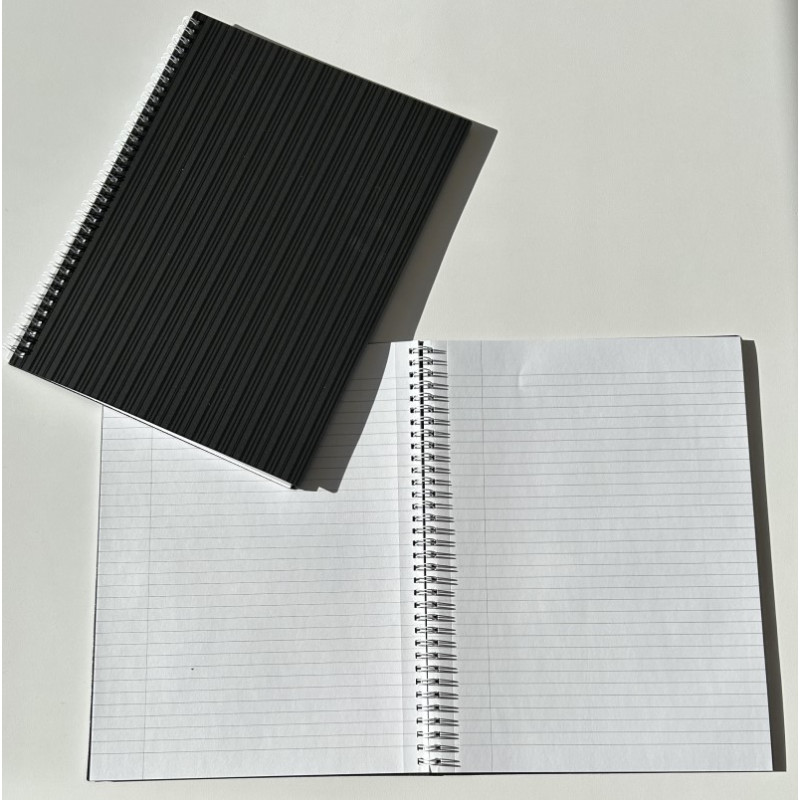 Barcode A4 SORT linieret kollegieblok