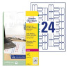 Avery L7950-20 Cable Markers, small size, hvide, 60x40mm, 24 pr. ark, (20ark)