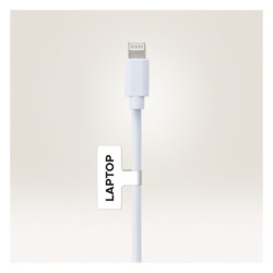 Avery L7950-20 Cable Markers, small size, hvide, 60x40mm, 24 pr. ark, (20ark)