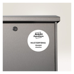 Avery L4716-20 Heavy Duty Etiketter Hvid, runde, 48 pr. ark,  Ø 30 (20ark)