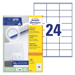 Avery 3475 hvide labels 24 pr. ark
