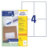 Avery 3483 hvide labels 4 pr. ark