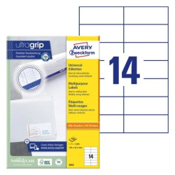 Avery 3653 hvide labels 14 pr. ark