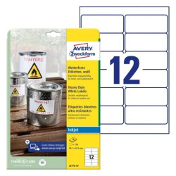Avery J4776-10 Holdbare etiketter