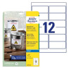 Avery J4776-10 Holdbare etiketter, hvide 99,1x42,3mm 10ark