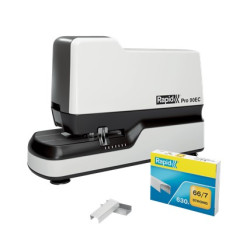 Hæftemaskine Rapid 90EC 66 Elektr. hvid, 1 stk., varenr. 20942901