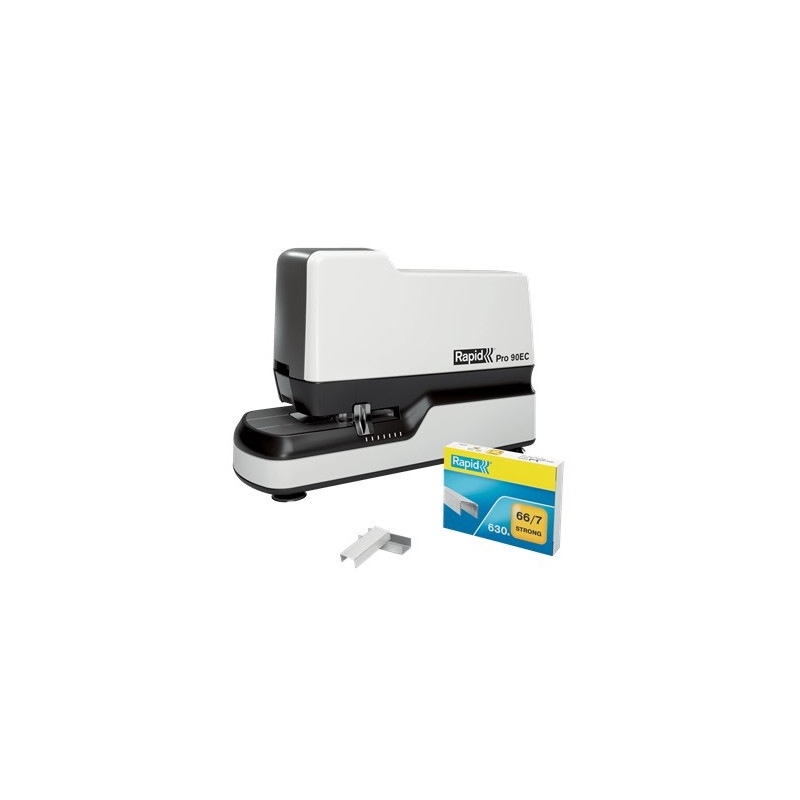 Hæftemaskine Rapid 90EC 66 Elektr. hvid Hæftemaskine Rapid 90EC 66 Elektr. hvid