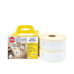 Avery A1933081 Holdbare polyester etiketter 25x89mm 2x350stk