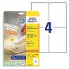 Avery L6028REV-25 Aftagelige etiketter
