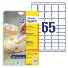 Avery L6026REV-25 Aftagelige etiketter
