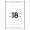 Avery DPC6530A-10 Printbare indstik, 65x30mm