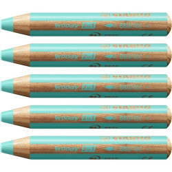 Stabilo woody 880-630 Brun tyk farveblyant 5stk