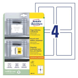 Avery 8001-20 Placard etiketholdere