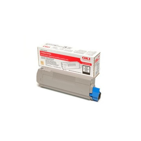 Tonerpatron OKI 43324424 sort C5800-C5900 m.fl. original (6000 sider)