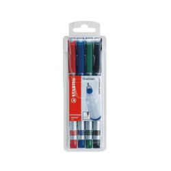 Stabilo sensor 189-4 etui med 4 farver 0,3mm Fineliner