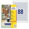 Avery 6222-10 Runde produktetiketter