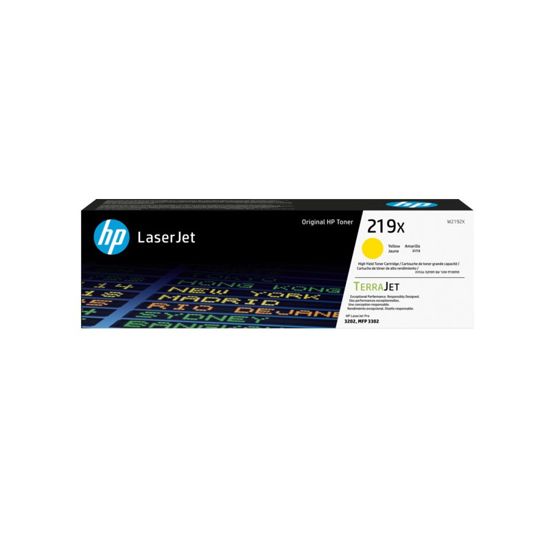 Tonerpatron 219X Gul, original HP W2192X